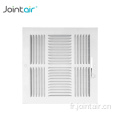 Air Venliation Fourniture de plafond Quatre voies Vent Inscrivez-vous